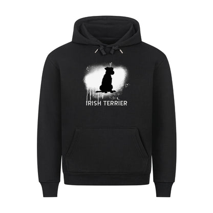 Premium Hoodie "Irish Terrier - Brush" Schwarz – hunde-shirt.de