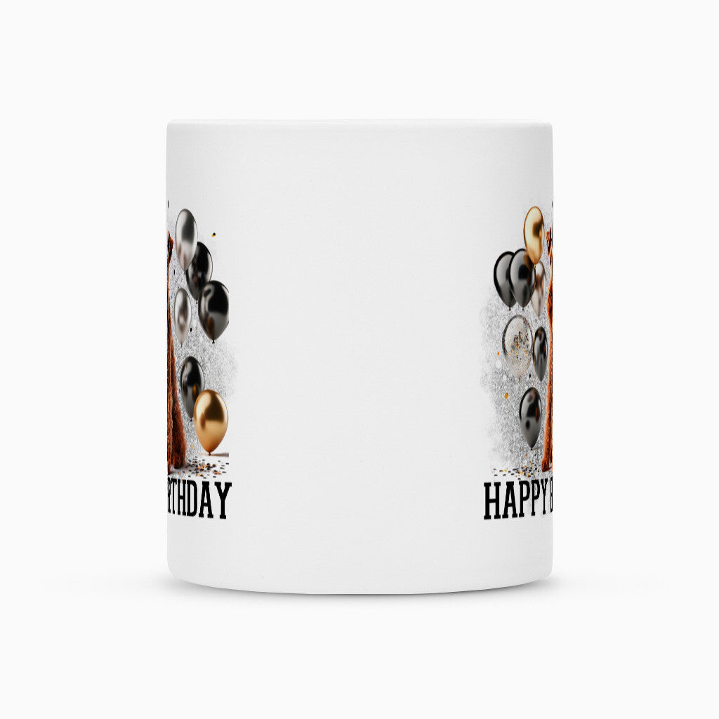 Tasse "Irish Terrier - Happy Birthday" – hunde-shirt.de