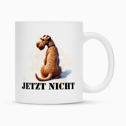 Tasse "Irish Terrier - JETZT NICHT" Weiß – hunde-shirt.de