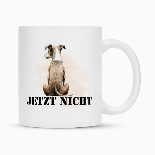 Tasse "Italian Greyhound - JETZT NICHT" Weiß – hunde-shirt.de