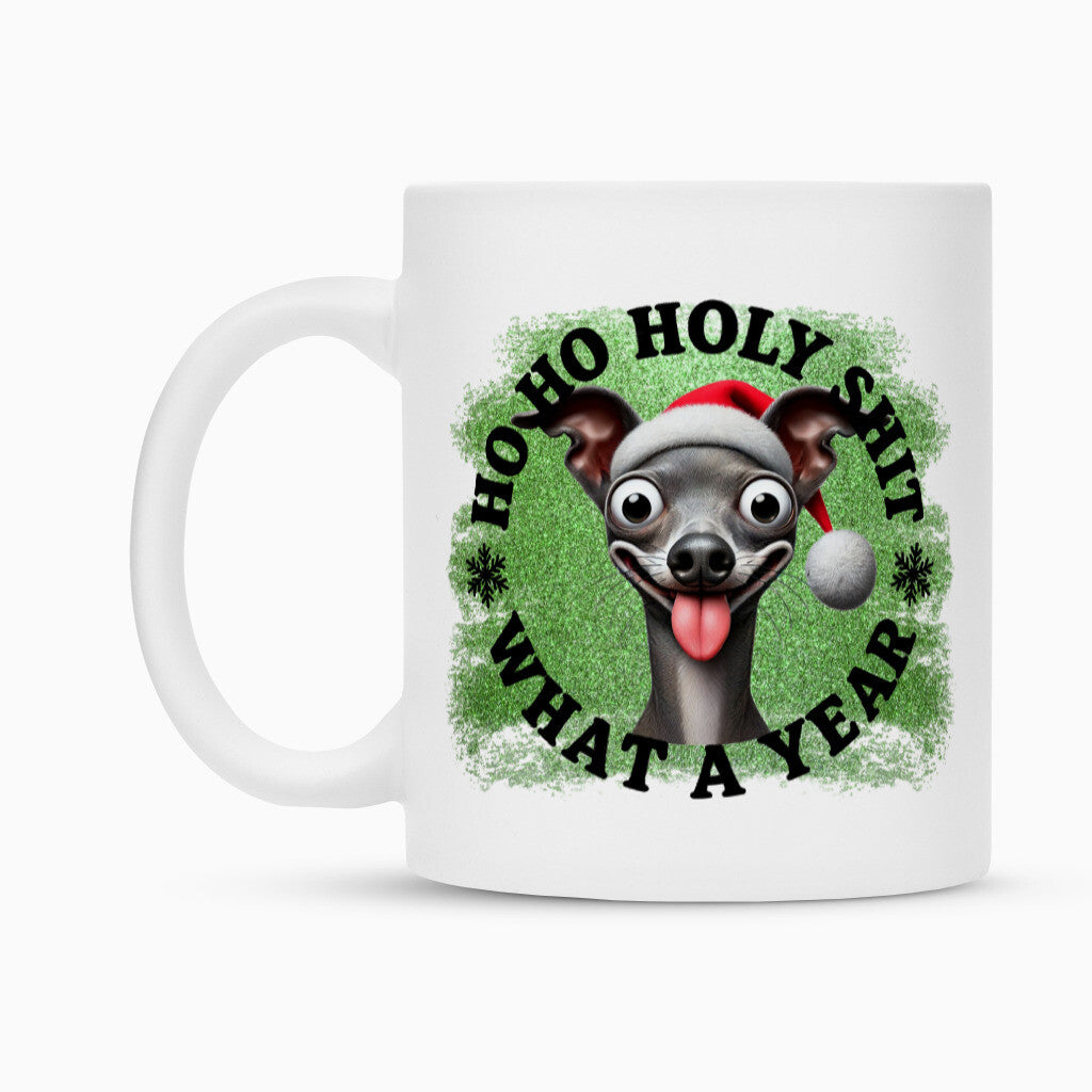 Tasse "Italian Greyhound - HO HO..." – hunde-shirt.de