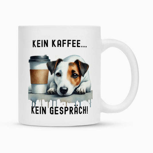 Tasse "Jack Russell - Kein Kaffee..." Weiß – hunde-shirt.de