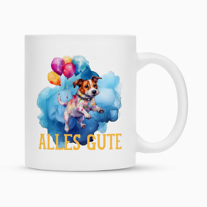 Tasse "Jack Russell - Alles Gute" Weiß – hunde-shirt.de