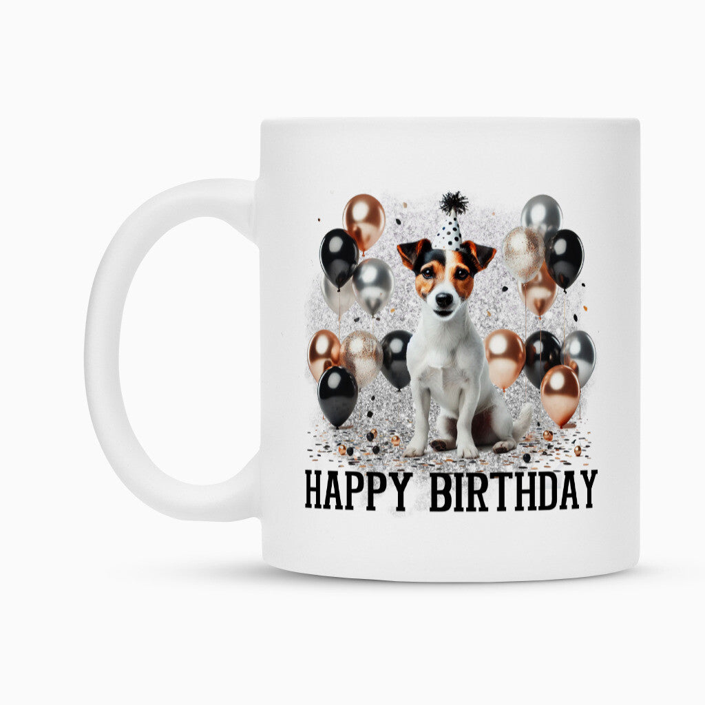 Tasse "Jack Russell - Happy Birthday" – hunde-shirt.de