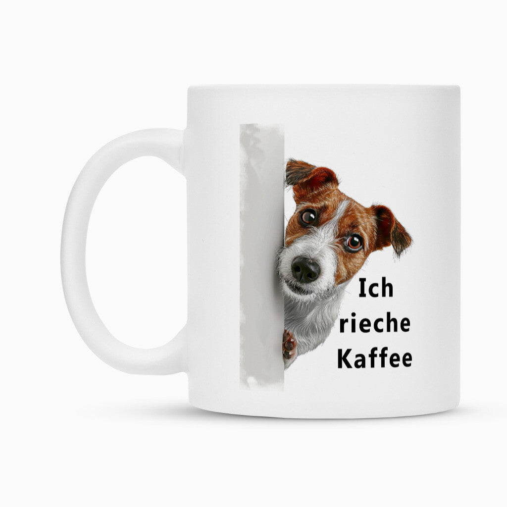 Tasse "Jack Russell - Ich rieche Kaffee" – hunde-shirt.de