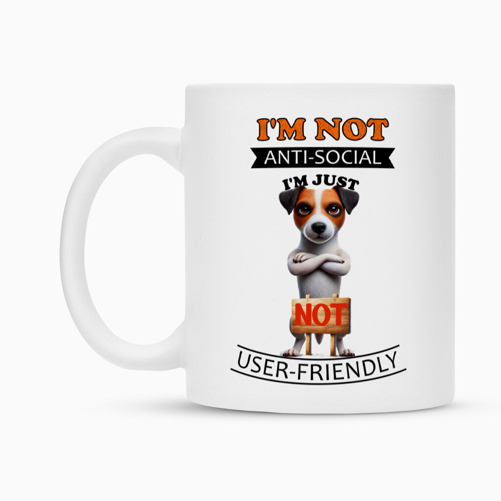 Tasse "Jack Russell - Anti-Social" – hunde-shirt.de