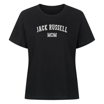 Premium Damen-Shirt "Jack Russell - MOM" Schwarz – hunde-shirt.de