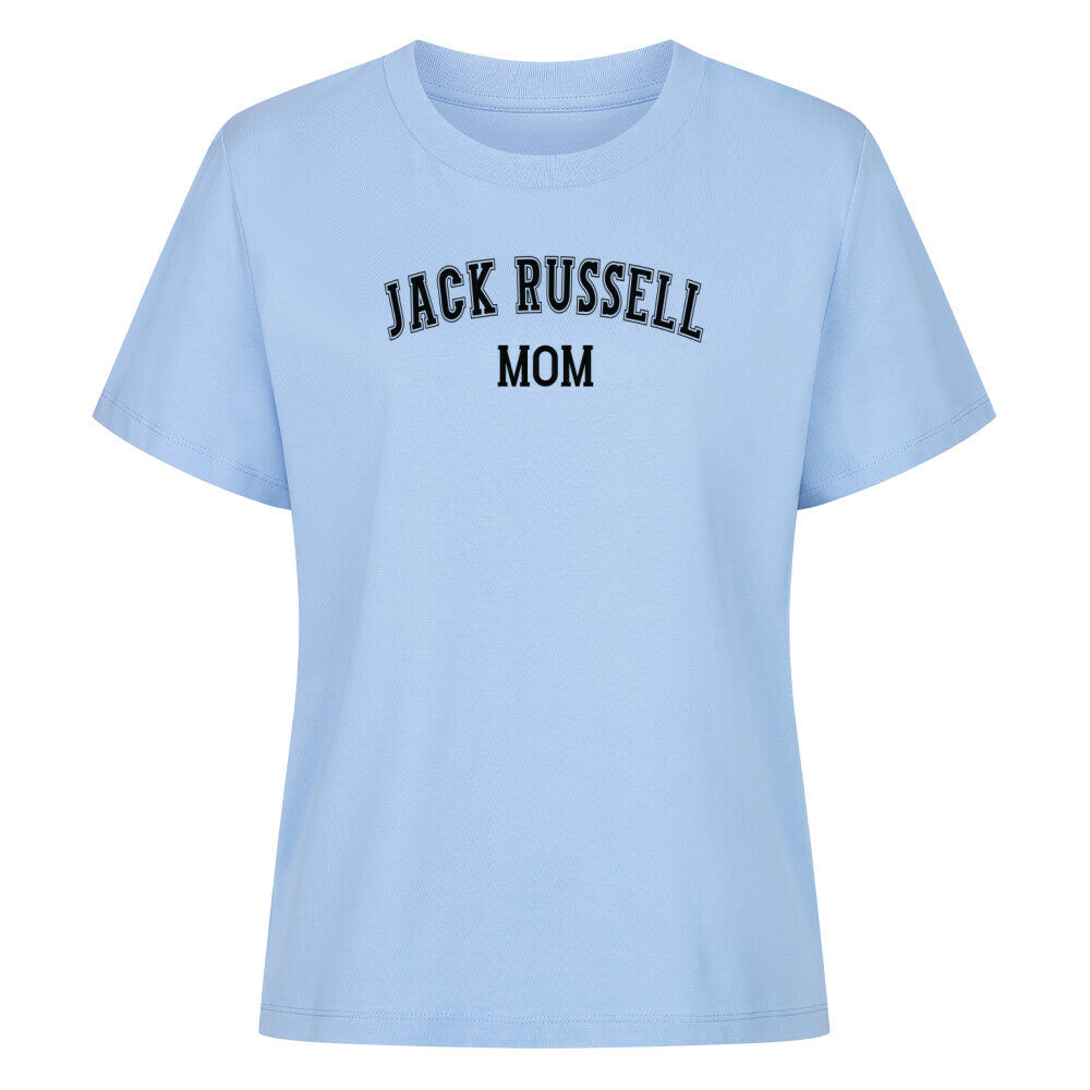 Premium Damen-Shirt "Jack Russell - MOM" Sky Blue – hunde-shirt.de