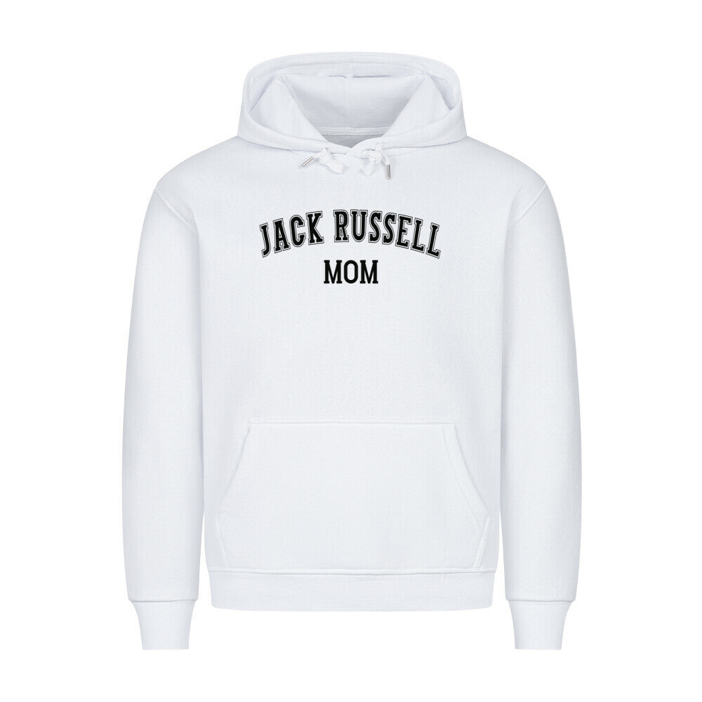 Premium Hoodie "Jack Russell - MOM" Weiß – hunde-shirt.de