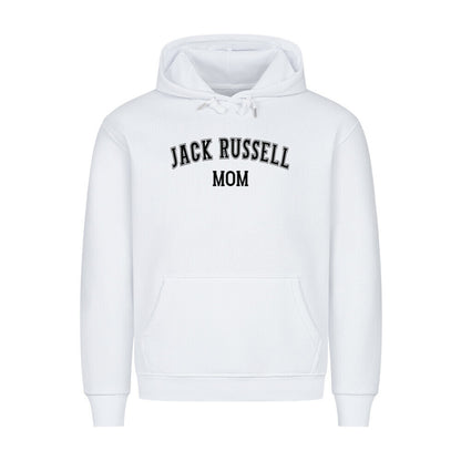 Premium Hoodie "Jack Russell - MOM" Weiß – hunde-shirt.de