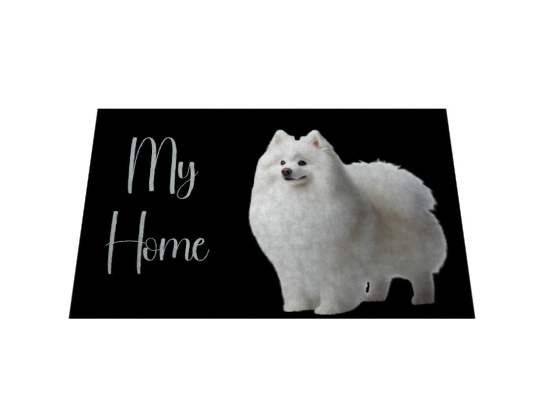 Fußmatte "Japan Spitz - My Home" – hunde-shirt.de