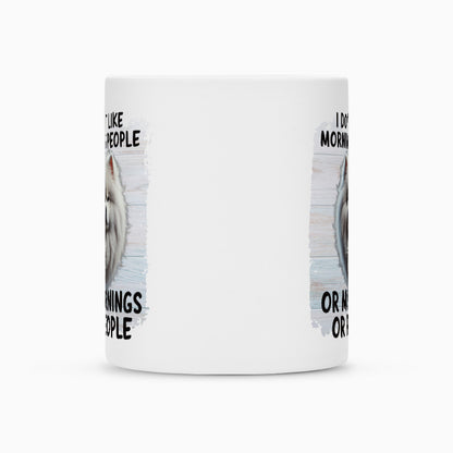 Tasse "Japan Spitz - Morning People" – hunde-shirt.de