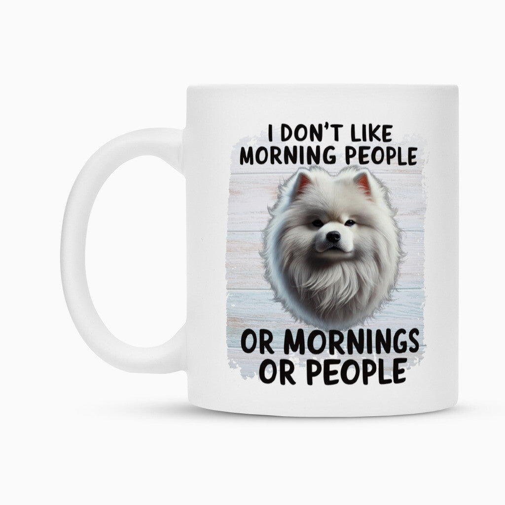 Tasse "Japan Spitz - Morning People" – hunde-shirt.de
