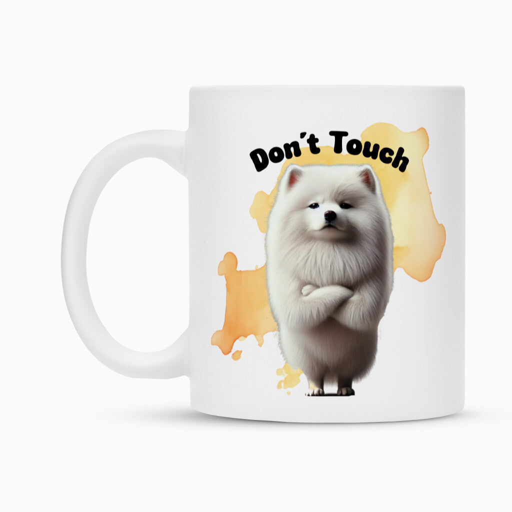 Tasse "Japan Spitz - Don´t touch" – hunde-shirt.de