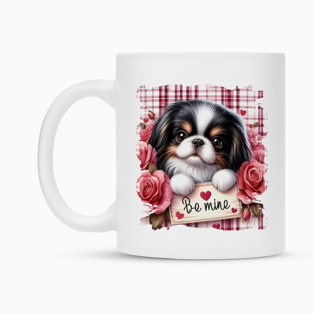 Tasse "Japan Chin - Be mine" – hunde-shirt.de