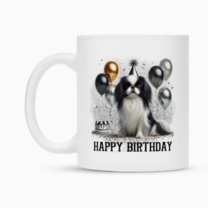 Tasse "Japan Chin - Happy Birthday" – hunde-shirt.de