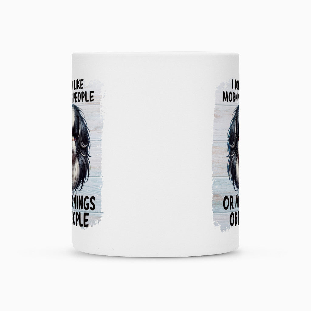Tasse "Japan Chin - Morning People" – hunde-shirt.de