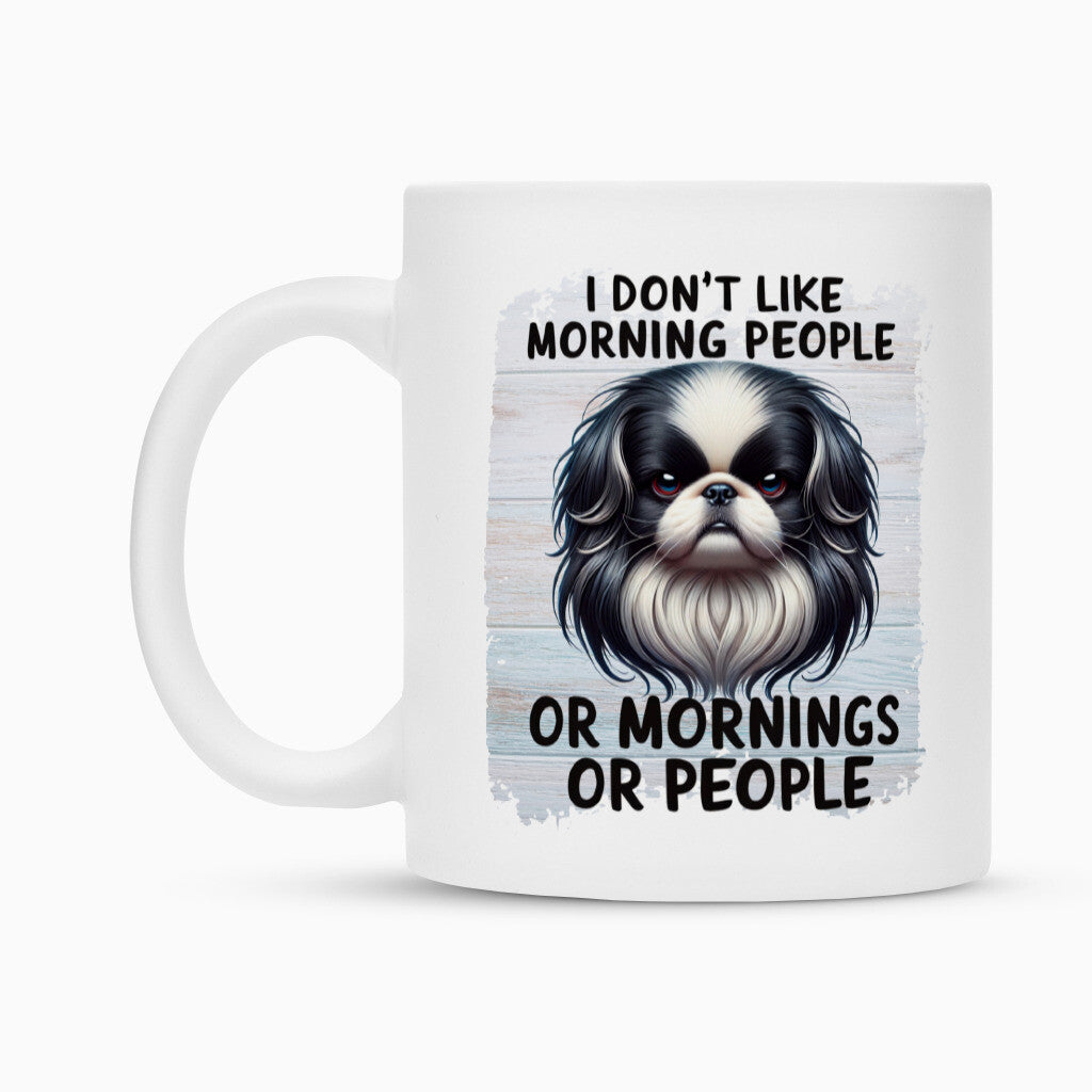 Tasse "Japan Chin - Morning People" – hunde-shirt.de