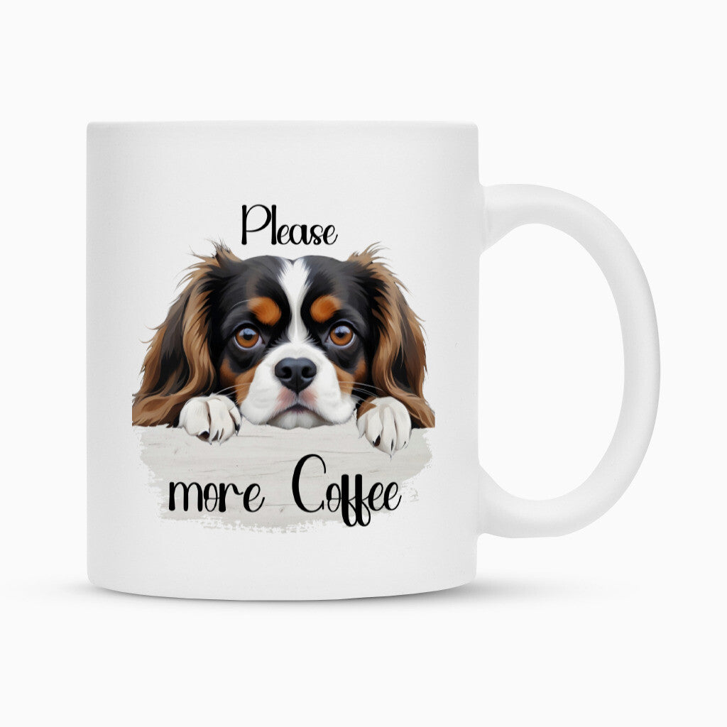 Tasse "Japan Chin - Please more Coffee" Weiß – hunde-shirt.de