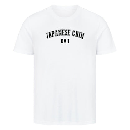 Premium T-Shirt "Japan Chin - DAD" Weiß – hunde-shirt.de