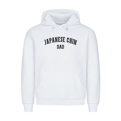 Premium Hoodie "Japan Chin - DAD" Weiß – hunde-shirt.de