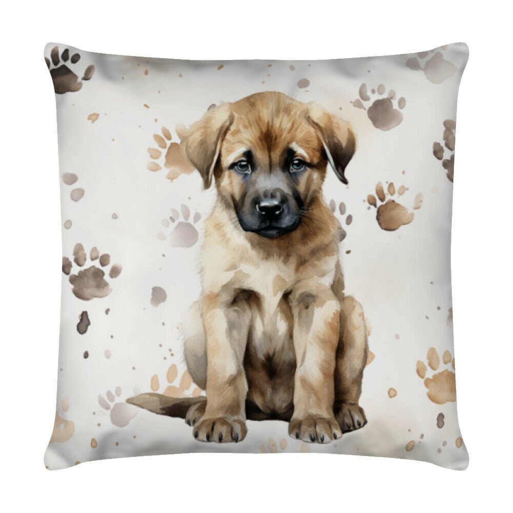 Kissen "Kangal - Puppy Paws" Weiß – hunde-shirt.de