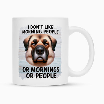 Tasse "Kangal - Morning People" Weiß – hunde-shirt.de