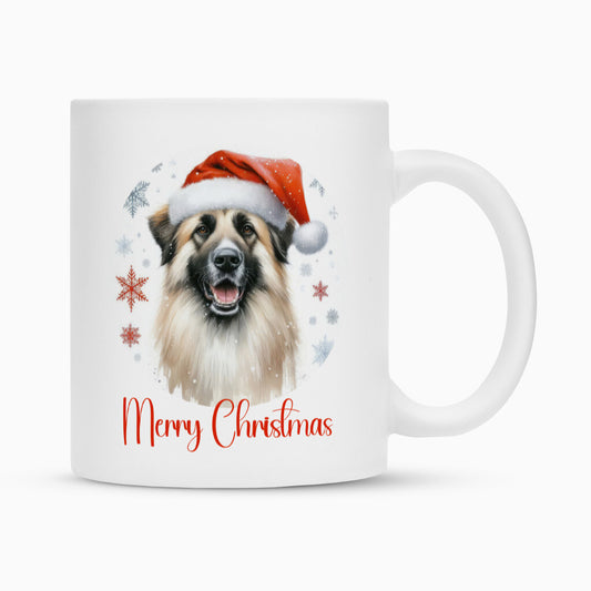 Tasse "Kangal - Merry Christmas II" Weiß – hunde-shirt.de