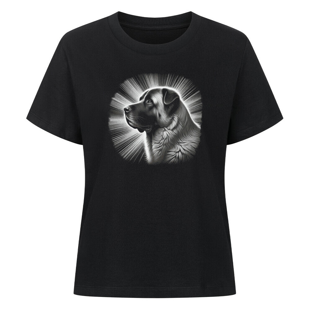 Premium Damen-Shirt "Kangal - Shine" Schwarz – hunde-shirt.de