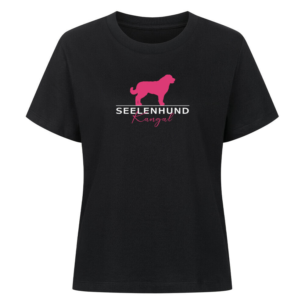 Premium Damen-Shirt "Kangal - Seelenhund" Schwarz – hunde-shirt.de