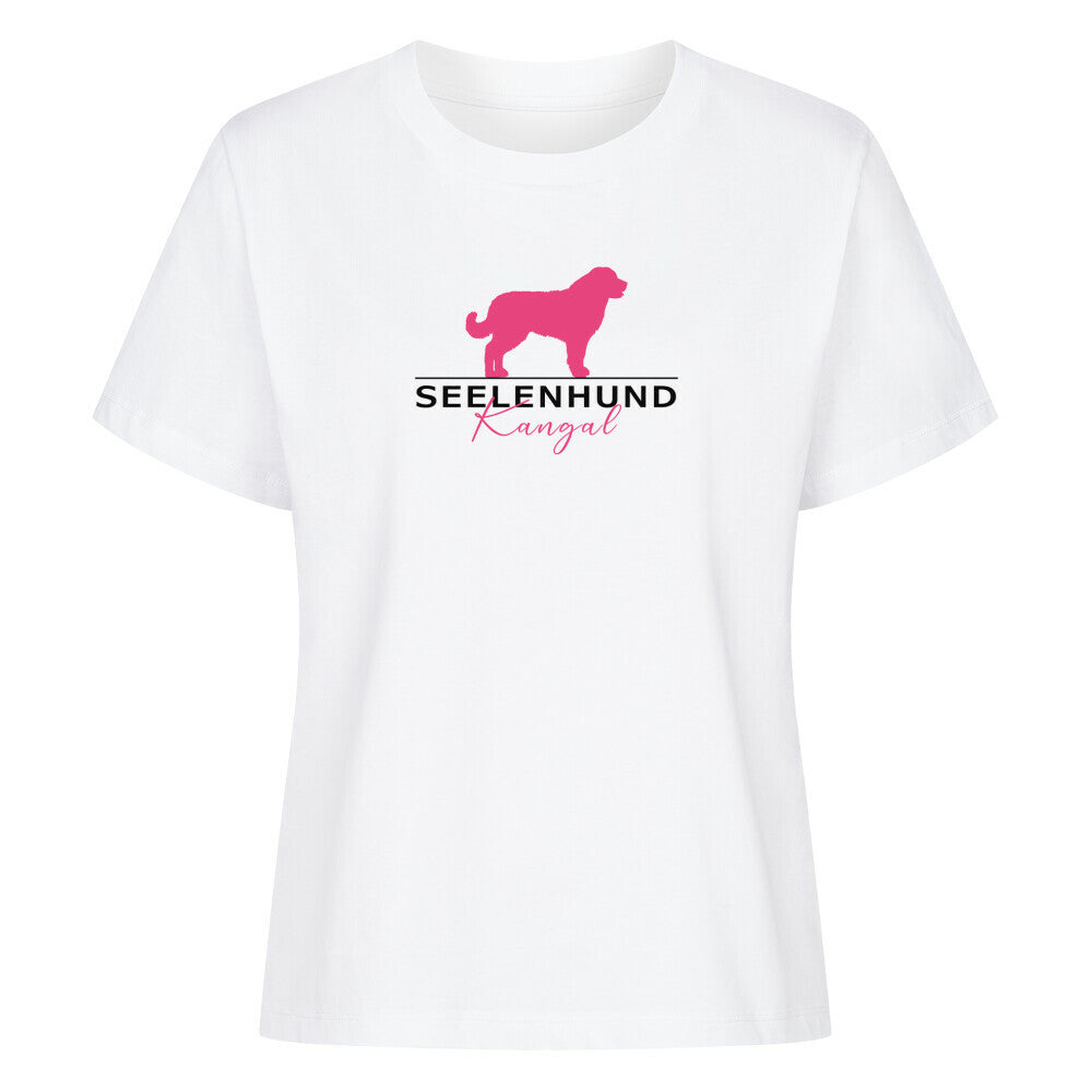 Premium Damen-Shirt "Kangal - Seelenhund" Weiß – hunde-shirt.de