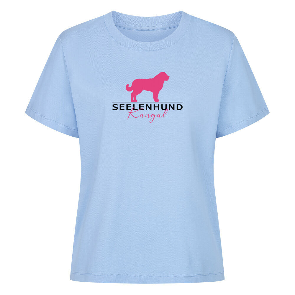 Premium Damen-Shirt "Kangal - Seelenhund" Sky Blue – hunde-shirt.de