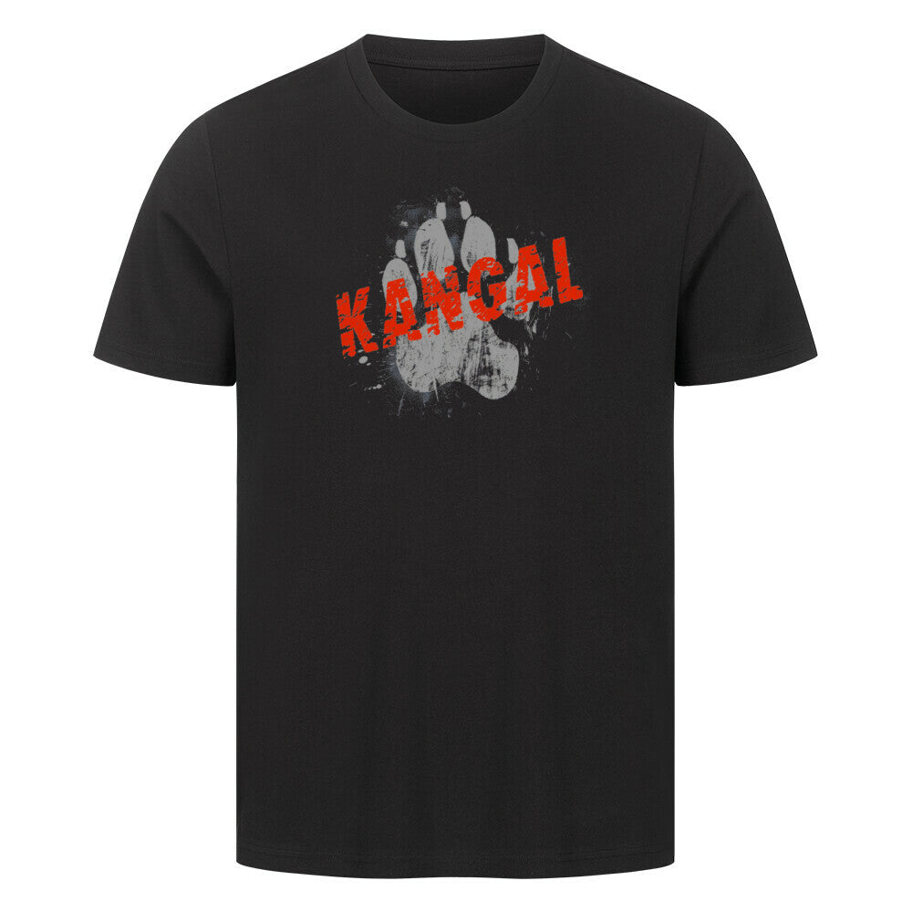 Premium T-Shirt "Kangal - PAW" Schwarz – hunde-shirt.de
