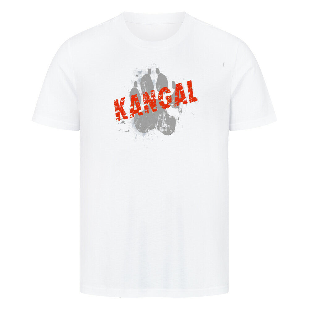 Premium T-Shirt "Kangal - PAW" Weiß – hunde-shirt.de