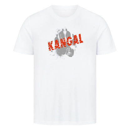 Premium T-Shirt "Kangal - PAW" Weiß – hunde-shirt.de