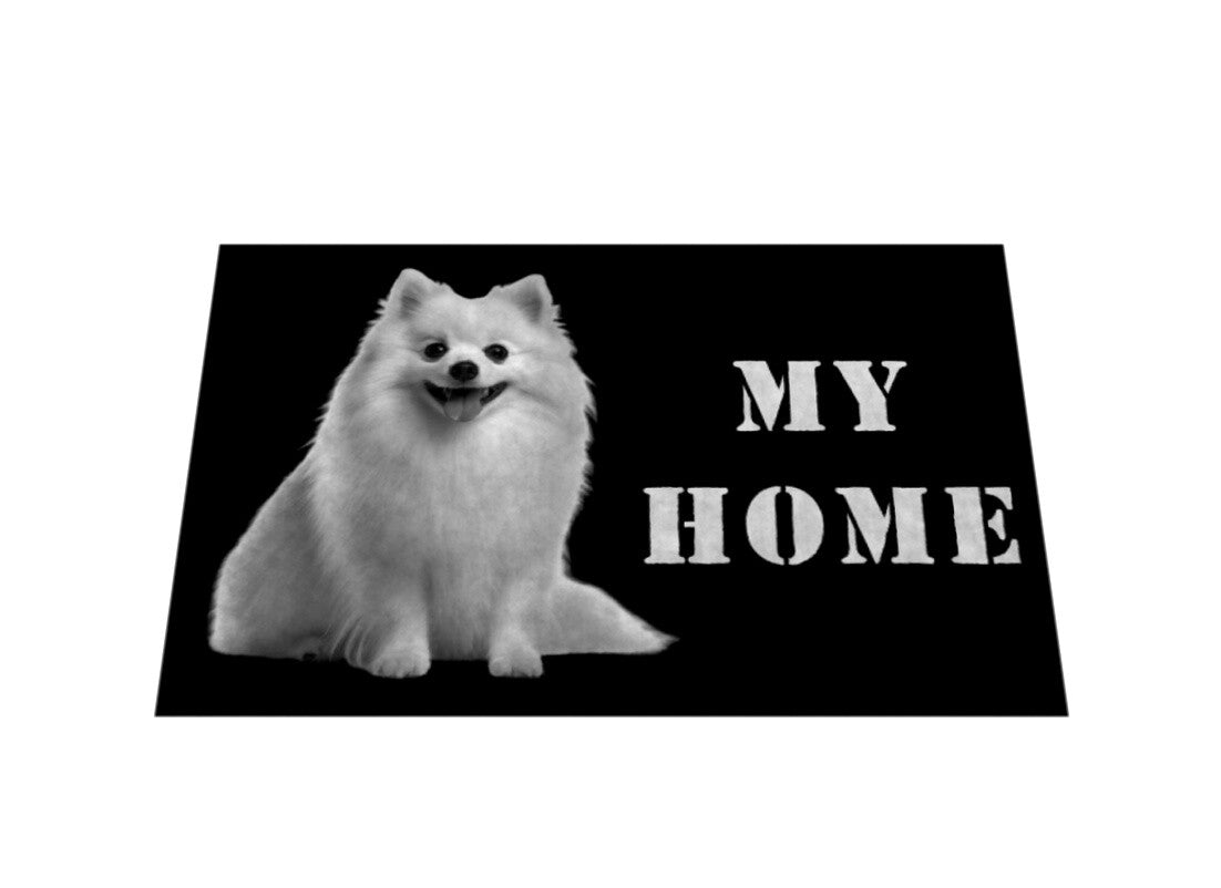 Fußmatte "Kleinspitz - MY HOME" – hunde-shirt.de