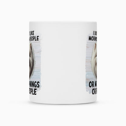 Tasse "Kleinspitz - Morning People" – hunde-shirt.de