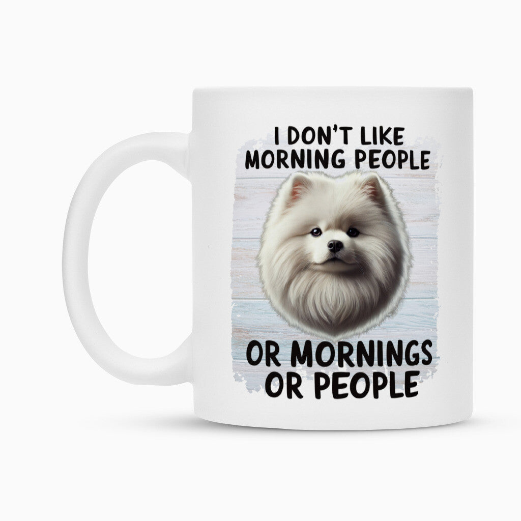 Tasse "Kleinspitz - Morning People" – hunde-shirt.de