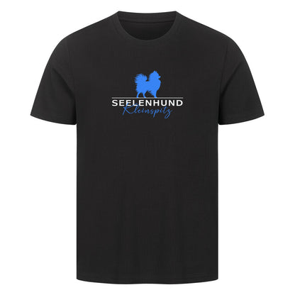 Premium T-Shirt "Kleinspitz - Seelenhund" Schwarz – hunde-shirt.de