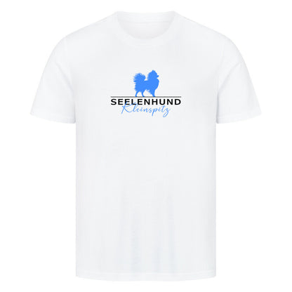 Premium T-Shirt "Kleinspitz - Seelenhund" Weiß – hunde-shirt.de