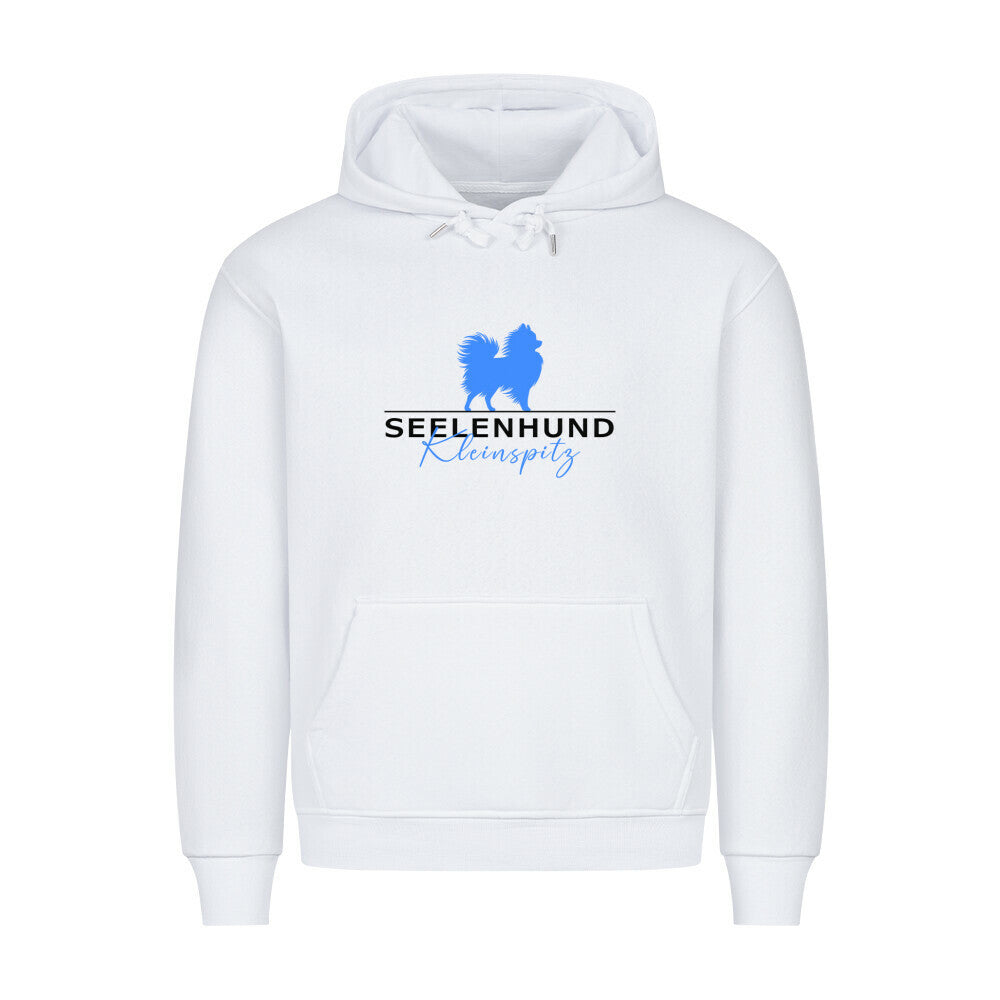 Premium Hoodie "Kleinspitz - Seelenhund" Weiß – hunde-shirt.de
