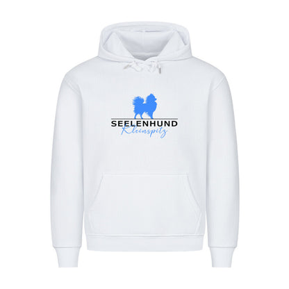 Premium Hoodie "Kleinspitz - Seelenhund" Weiß – hunde-shirt.de