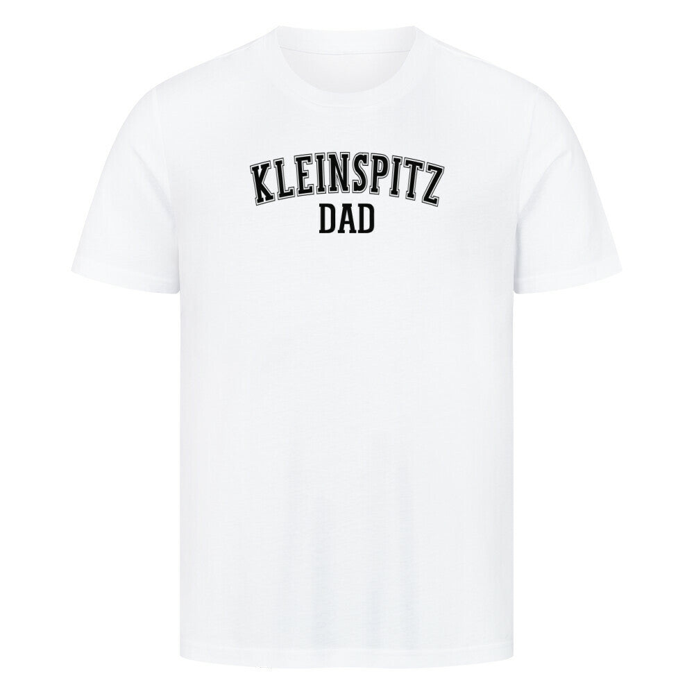 Premium T-Shirt "Kleinspitz - DAD" Weiß – hunde-shirt.de