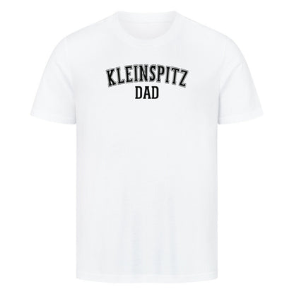 Premium T-Shirt "Kleinspitz - DAD" Weiß – hunde-shirt.de
