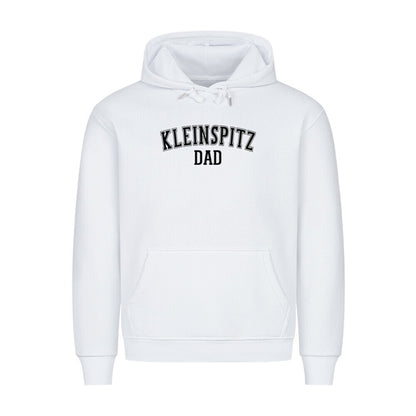 Premium Hoodie "Kleinspitz - DAD" Weiß – hunde-shirt.de