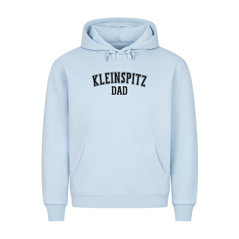 Premium Hoodie "Kleinspitz - DAD" Babyblau – hunde-shirt.de