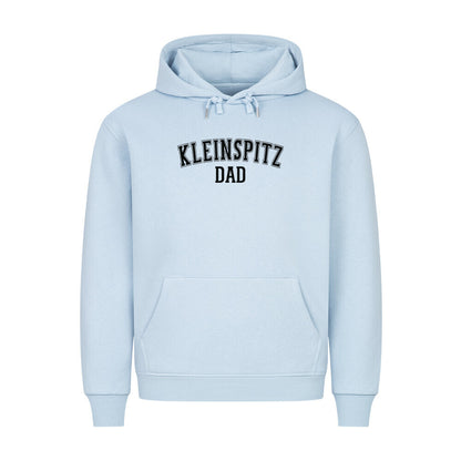 Premium Hoodie "Kleinspitz - DAD" Babyblau – hunde-shirt.de