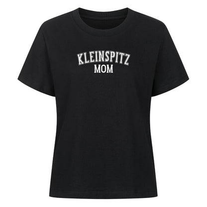 Premium Damen-Shirt "Kleinspitz - MOM" Schwarz – hunde-shirt.de