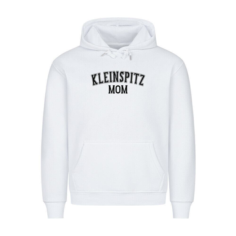 Premium Hoodie "Kleinspitz - MOM" Weiß – hunde-shirt.de