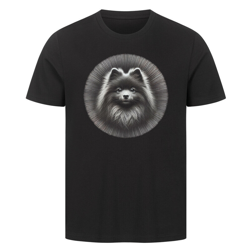 Premium T-Shirt "Kleinspitz - Star" Schwarz – hunde-shirt.de